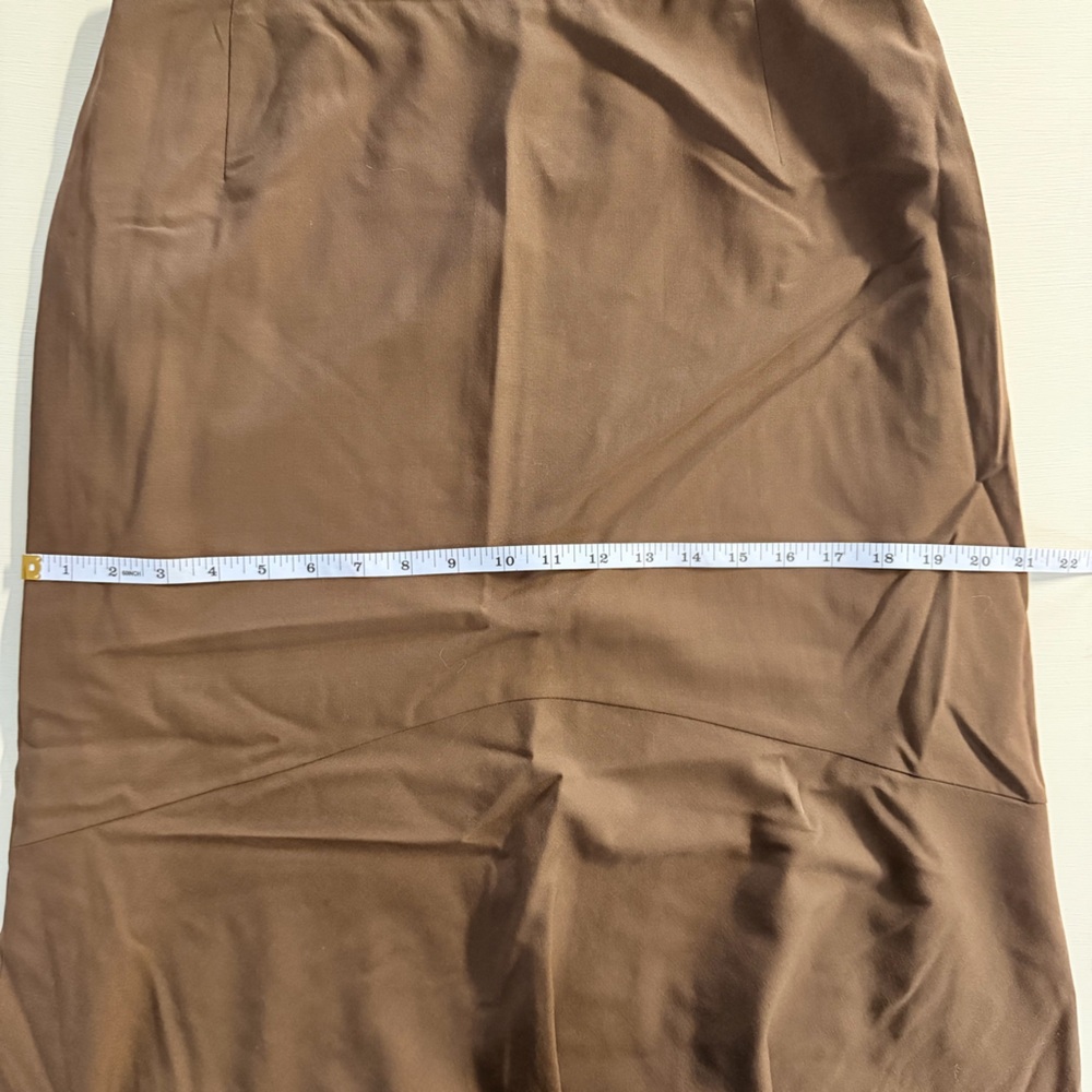 Jones New York Chocolate A-Line Skirt - Picture 8 of 9